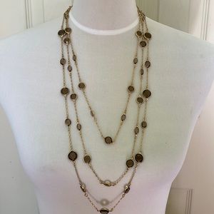 Gorgeous Three Chain Necklace